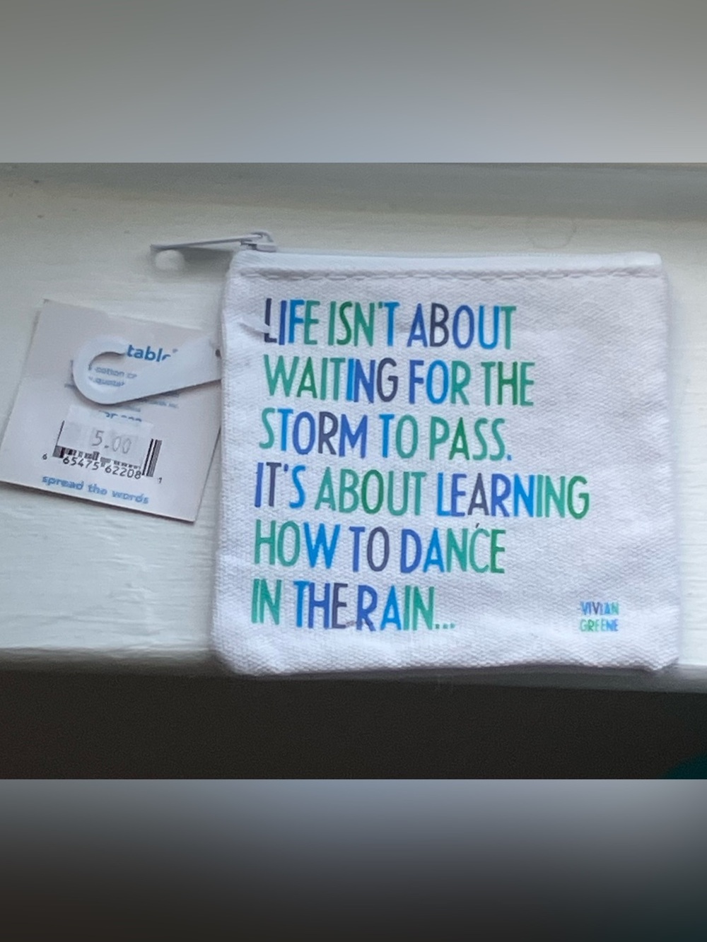 Dance in the Rain Canvas Print Pouch